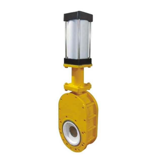 GZD644TC气动陶瓷双闸板阀